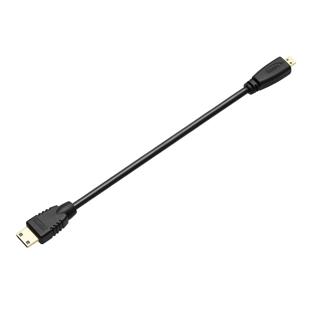 Высокое качество 0 3 м позолоченное подключение мини HDMI к Micro кабель папа мужчине
