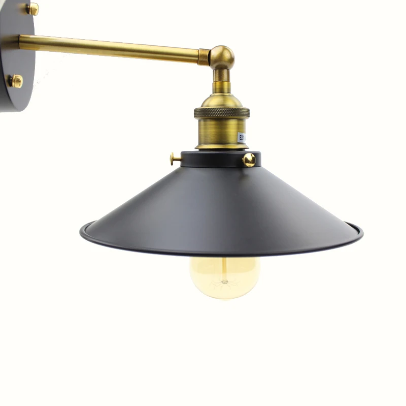 Американская винтажная настенная лампа комнатное освещение прикроватные лампы