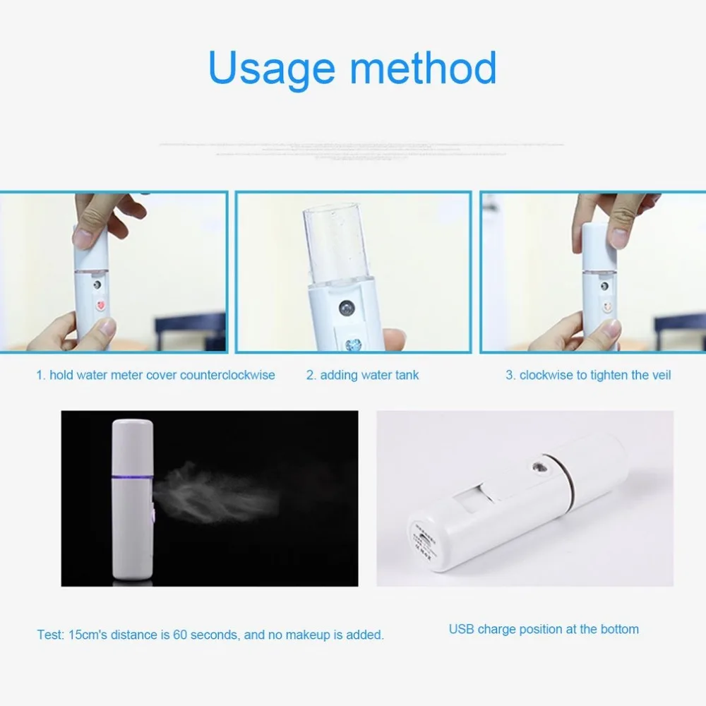 L3 USB Перезаряжаемый водяной распылитель портативное увлажняющее косметическое