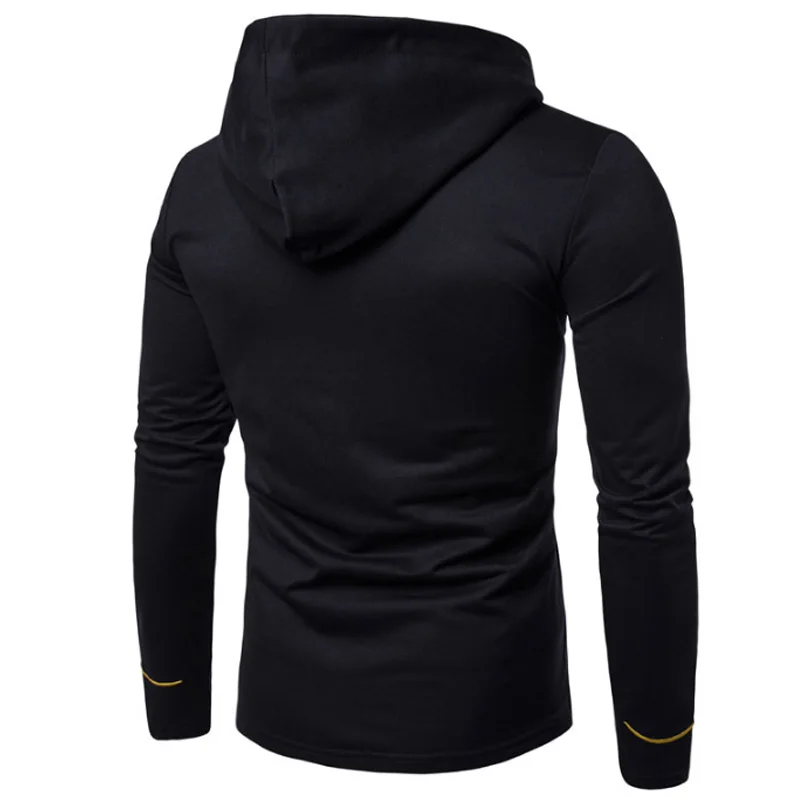 Мужские толстовки 2018 осень Sudaderas Hombre хип хоп мужские s бренд сшивание кардиган с