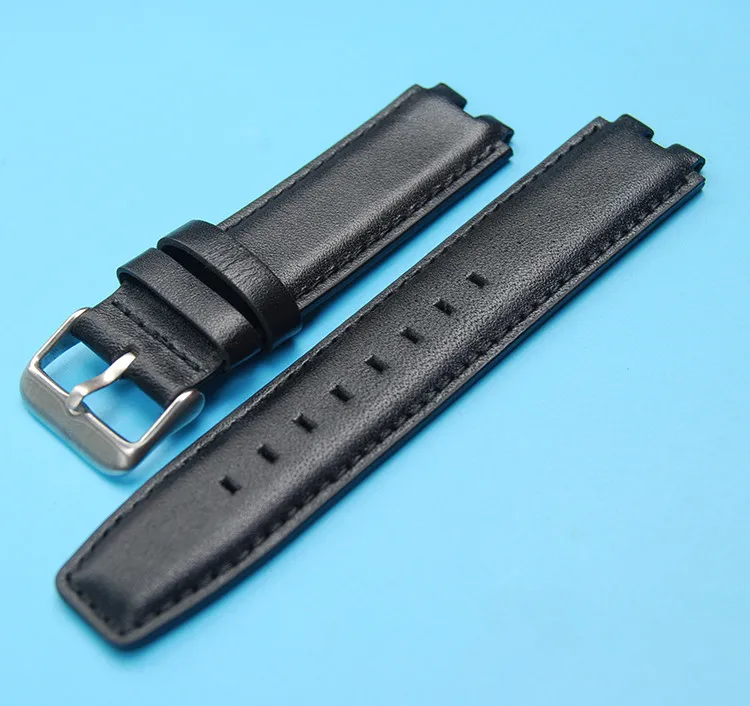ZycBeautiful новые и оригинальные для pebble стали Смарт часы кожаный сменный ремешок