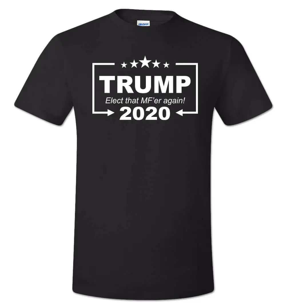 Футболка Трамп 2020 Избранное Mofo Again Президент меме левые войны Hater MAGACool