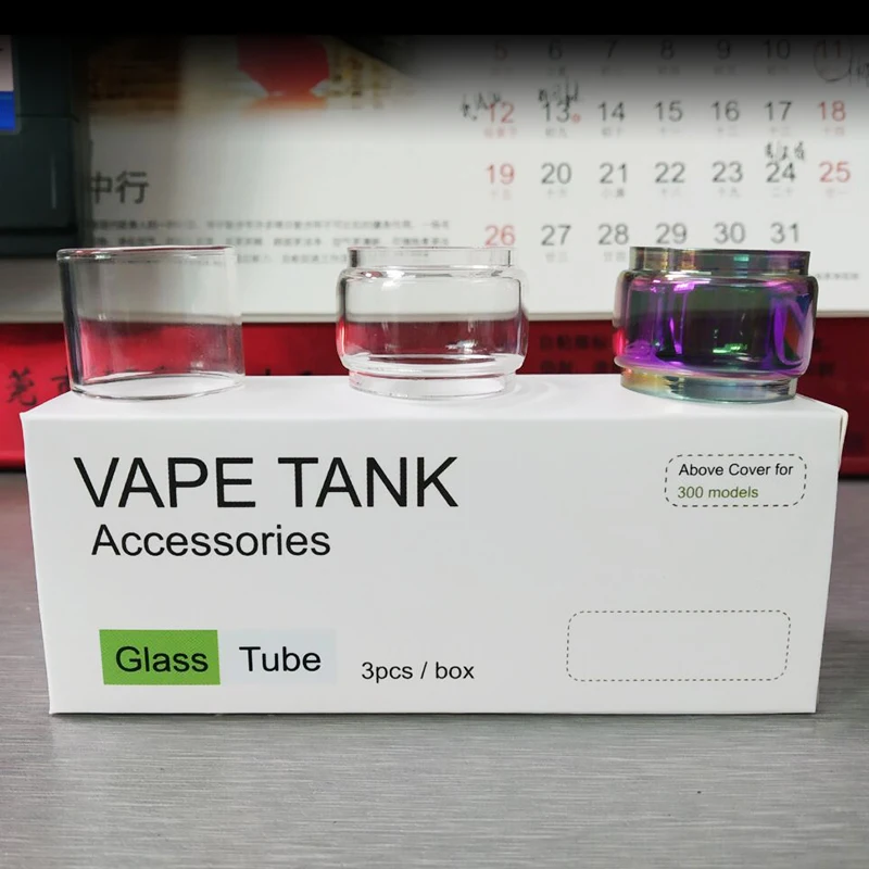 3 шт. Высококачественная сменная стеклянная трубка для Vandy Vape Berserker MTL емкостью 4 5