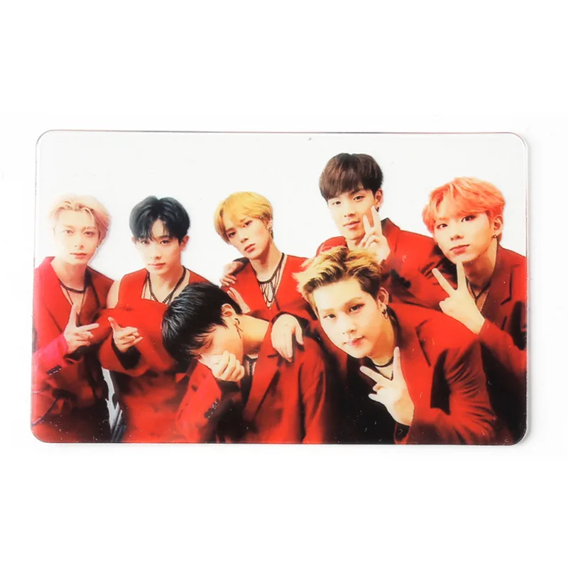 Прозрачная Фотокарта [MYKPOP]MONSTA X фотокарточка карта памяти из ПВХ коллекция