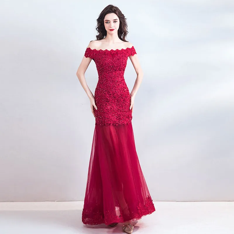 SOCCI Weekend бордовое Тюлевое иллюзионное вечернее платье длинное женское элегантное