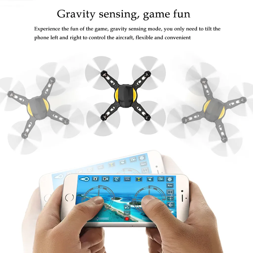Hiinst 2,4G 6-осевой RC Hobby мини инфракрасная индукция Самолеты Quadcopter Drone с камерой складной aitude удерживайте кнопку дистанционного Управление RC вертолет