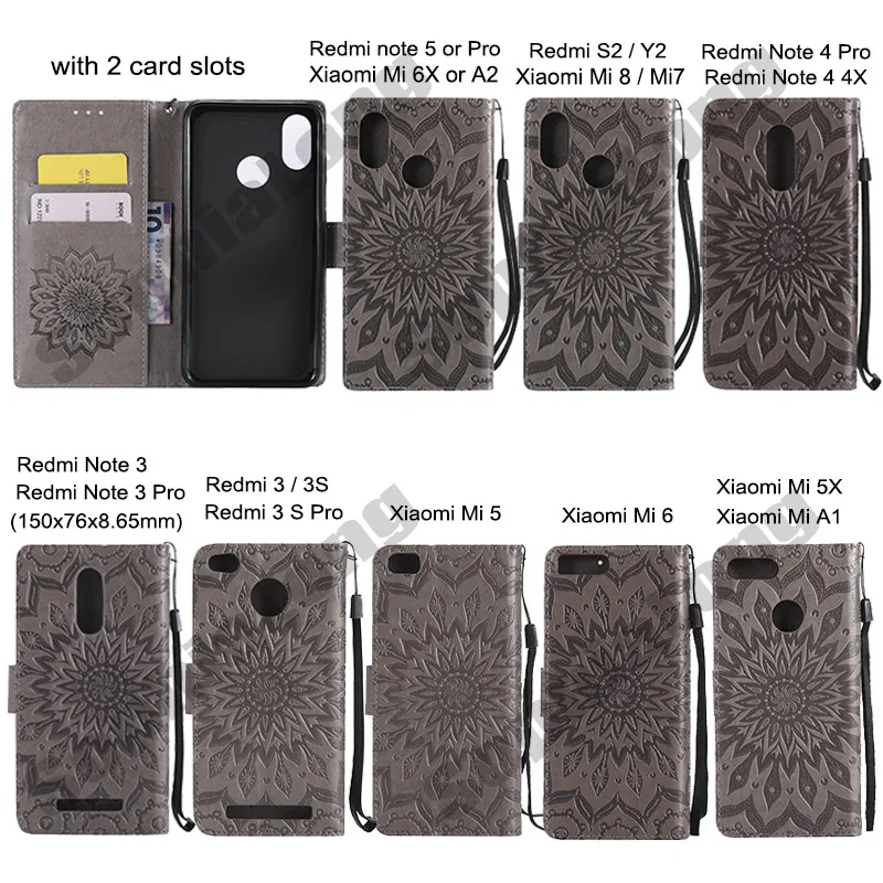 Coque чехол для Xio mi Red mi 4X 4A 3S mi 5X5 6 8 A1 Чехол-кошелек для Xio mi Red mi Note 3 4X5 5A 6 Pro Pocophone F1 чехол s