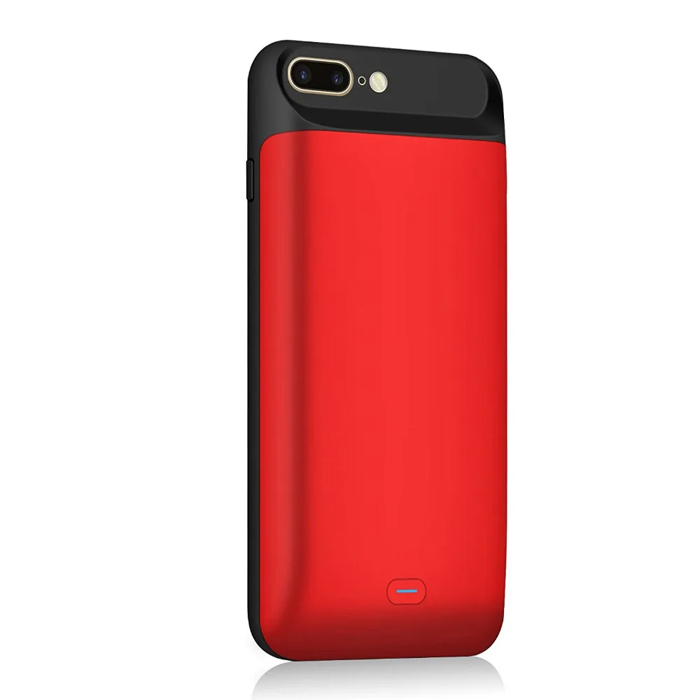Внешний 5000-7200 мАч Умный Магнитный чехол-бампер из ТПУ для iPhone 6 6S 7 8 Plus X 10