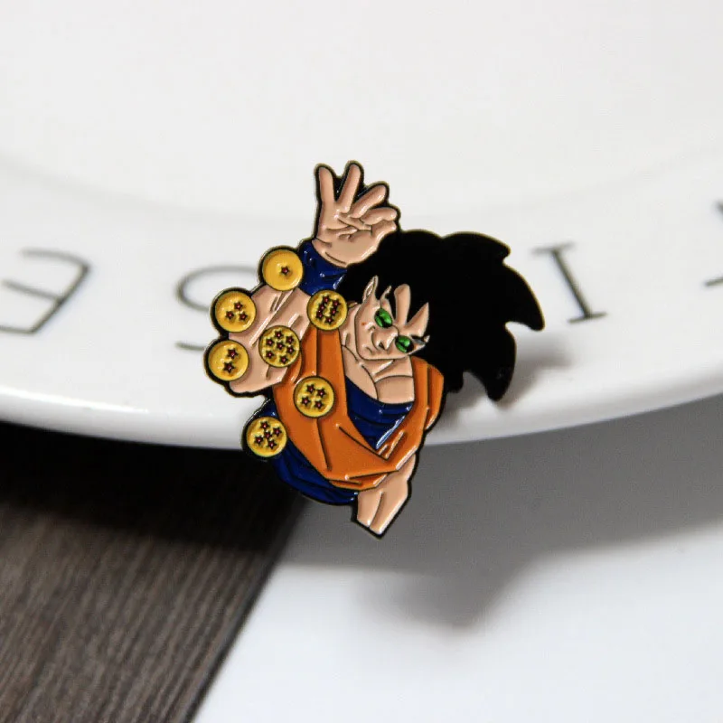 Dragon Ball Sun Wukong брошь и эмалированная булавка для женщин и мужчин рюкзак сумка джинсовая одежда значок булавка на лацкане