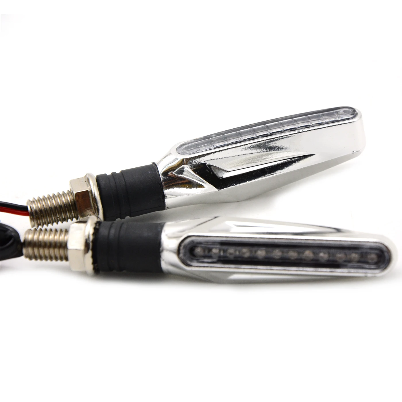 

Motorcycle Turn Signal Light 12 LED Turn Signals Indicators Universal Flashers FOR YAMAHA XP530 XP500 XT660/X/R/Z KAWASAKI Z650