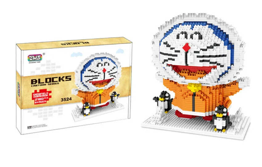 ZMS аниме Дораэмон зимняя снежная голубая кошка дорами желтая девушка домашнее