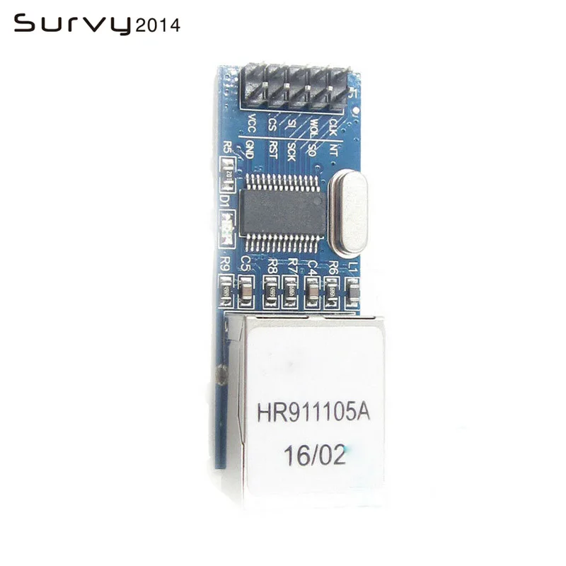 Сетевой модуль Mini/nano ENC28J60 Ethernet LAN для arduino 51 AVR SPI PIC STM32 LPC MCU | Электронные компоненты