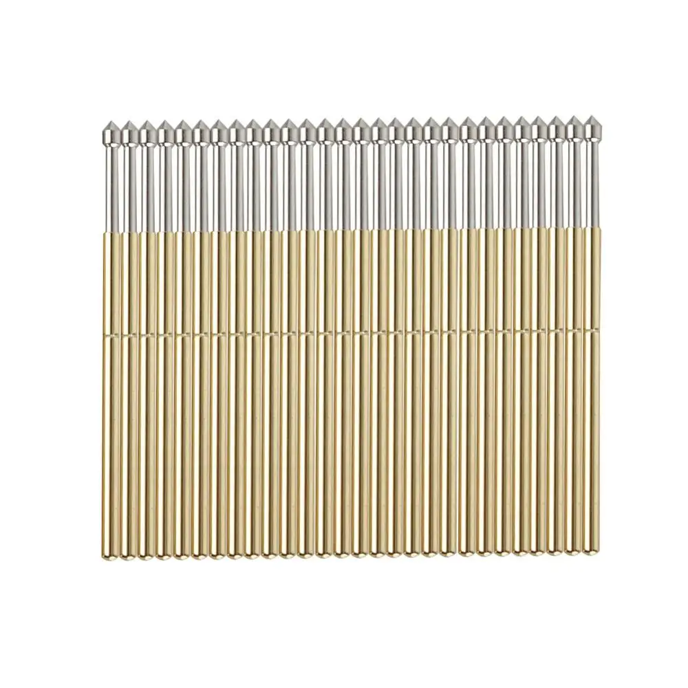 100 X P50 J1/P50 B1/P75 E2/P100 E2 пружина зонд круглый Pogo Pin инструменты|Детали и аксессуары для