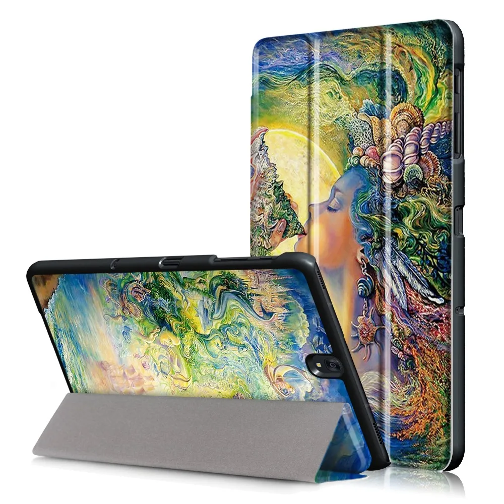 Кожаный чехол с подставкой и принтом для Samsung Galaxy Tab S3 9 7 T820 T825 SM-T820 SM-825 планшета +