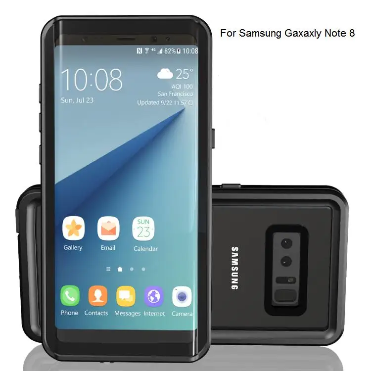 Водонепроницаемый чехол для Galaxy Note8 IP68 ударопрочный грязеотталкивающий защитный