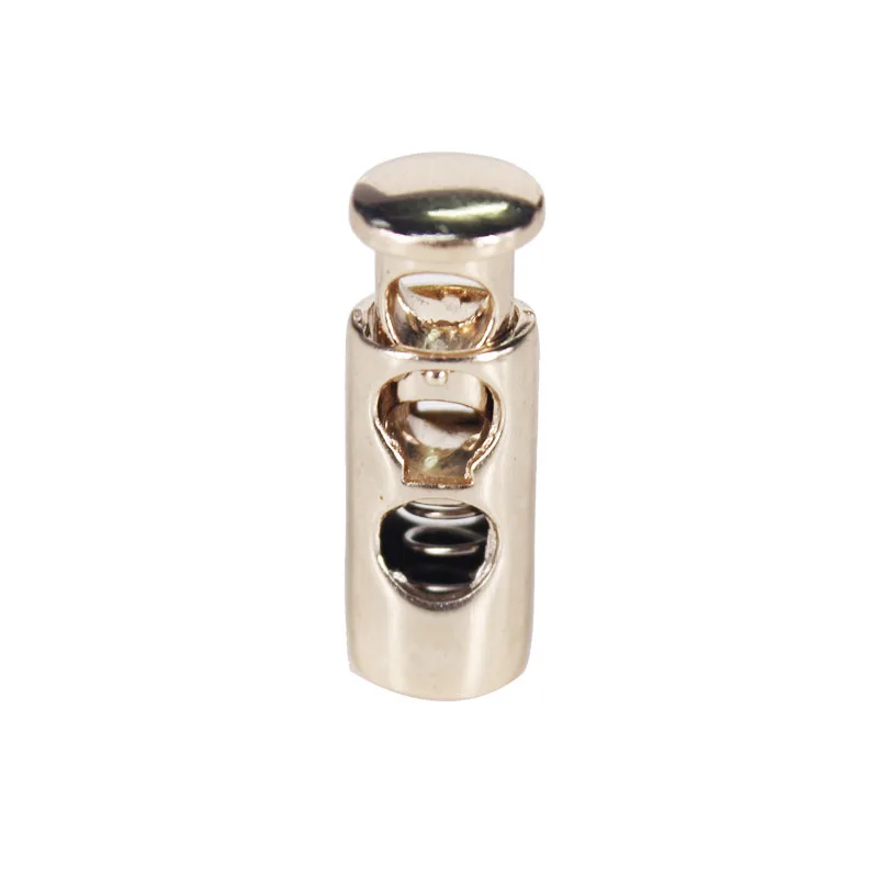 Металлический цилиндр с двумя отверстиями золотистого цвета 100|lock panel|lock cylinderlock