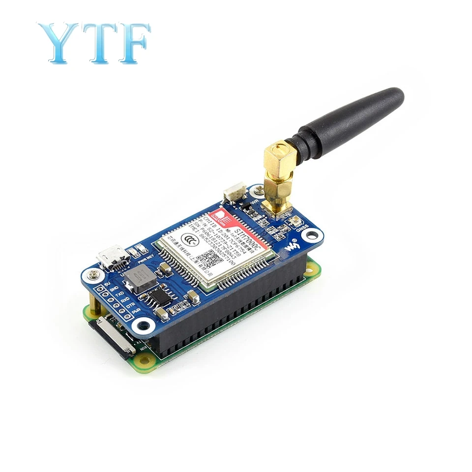 Плата расширения Raspberry Pi SIM7000C NB IoT/eMTC/EDGE/GPRS/GNSS 4G для связи|Аксессуары