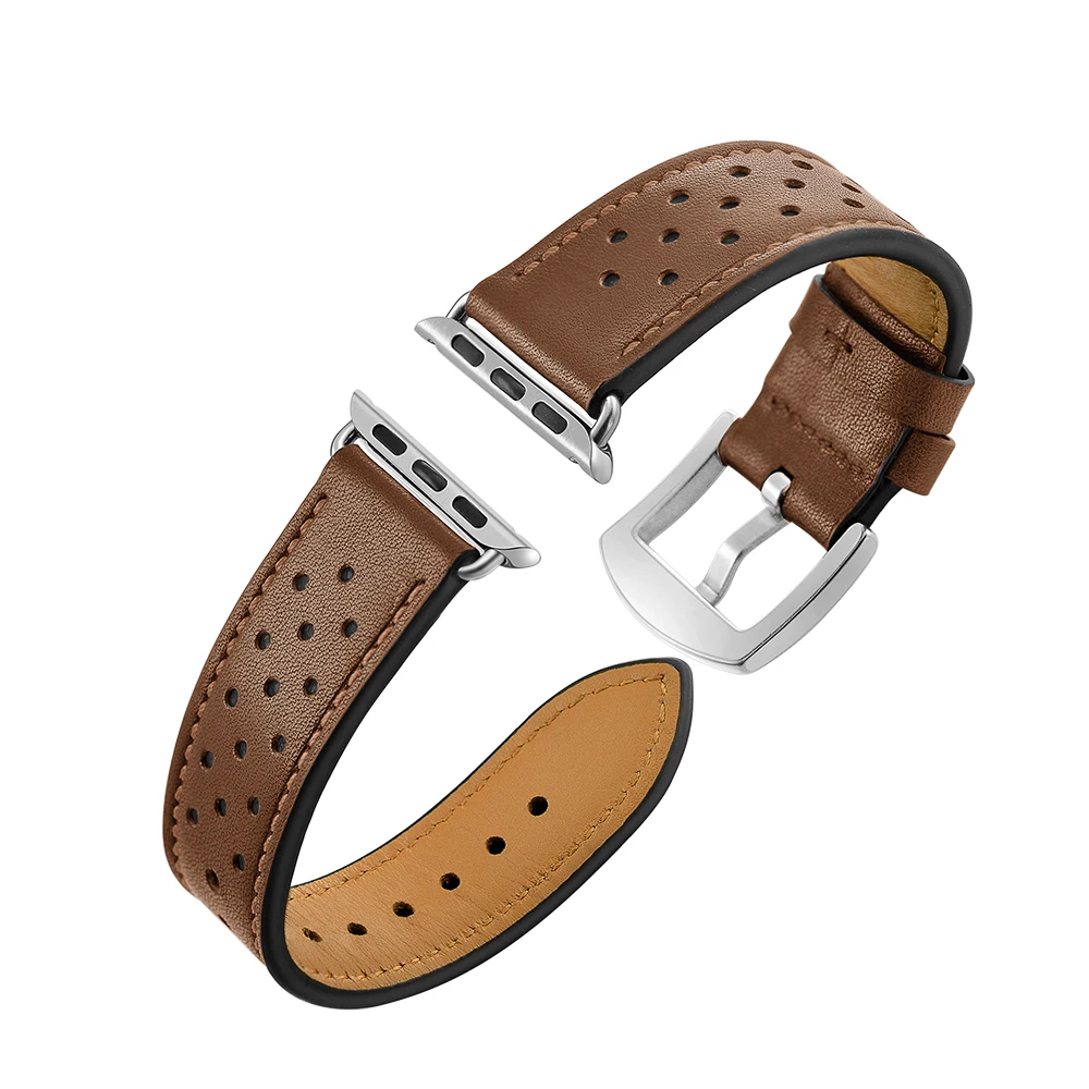 Ремешок для Apple watch 42 мм 38 мм из натуральной кожи iwatch correa aplle watch 44 мм 40 мм ремешок для наручных браслетов серии 4 3 2 1