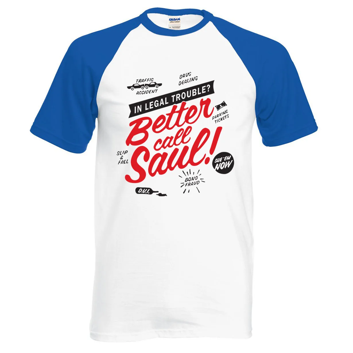 Футболка мужская с принтом надписи TV Show Better Call Saul 100% хлопок реглан уличная одежда