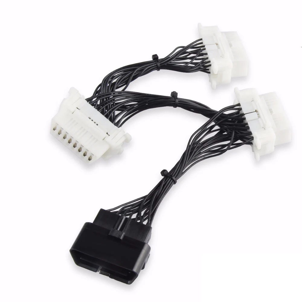 16 Pin Авто кабель OBD2 OBDII OBD 2 16 Pin OBD2 для ELM327 1-3 мужчин и женщин удлинитель адаптер Диагностический разъем сканера