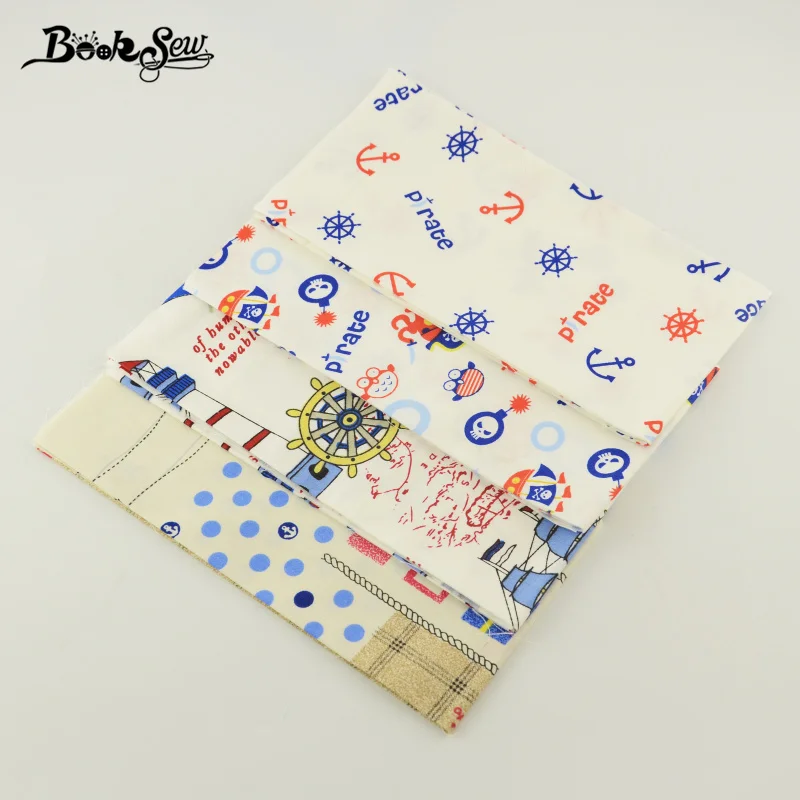 100% хлопок ткань украшение для дома 4 шт. предварительно срезанная детская одежда