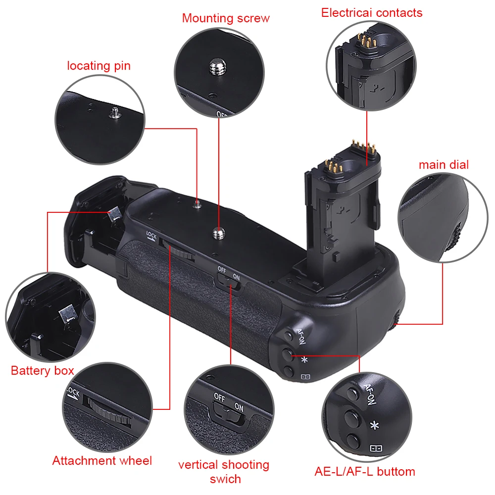 Батарейка для зеркальной фотокамеры Batma 6D батарейка Canon EOS батарейки AA