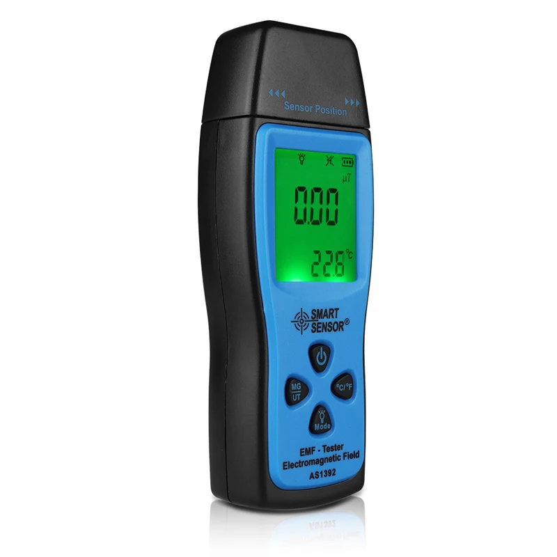 Цифровой детектор электромагнитного излучения мини EMF тестер ЖК-излучения