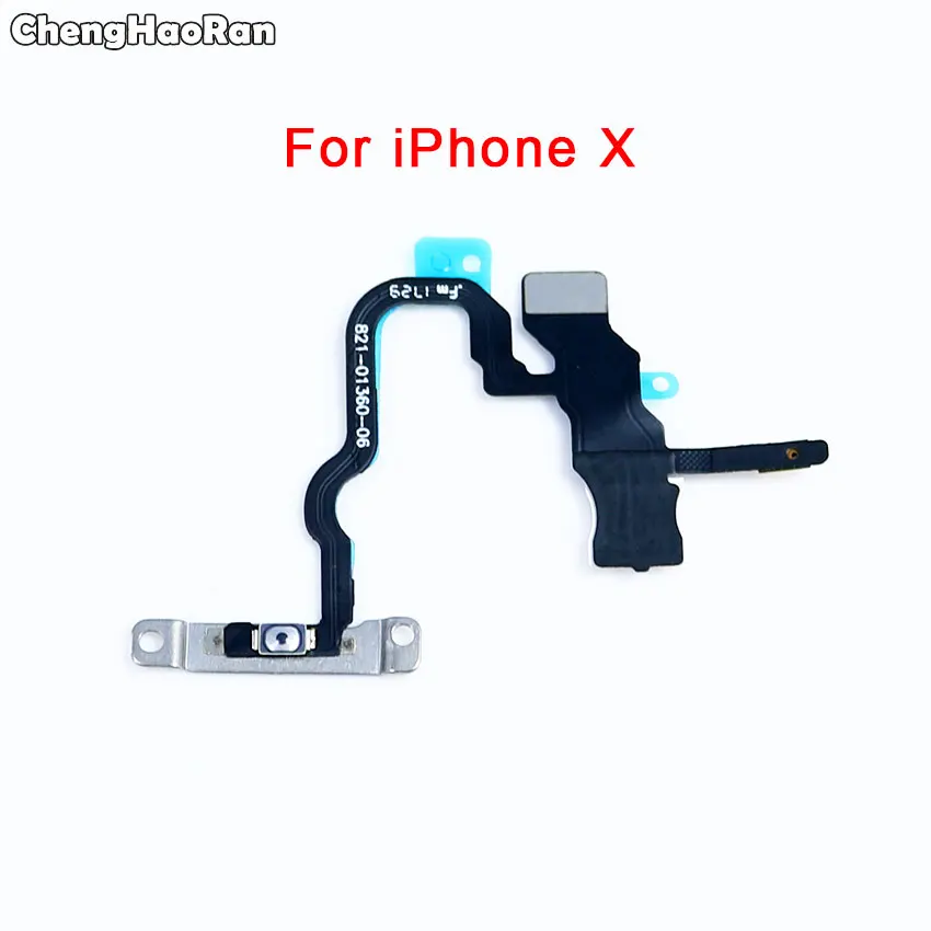 Гибкий кабель ChengHaoRan для iPhone 4 кнопка регулировки громкости включения и