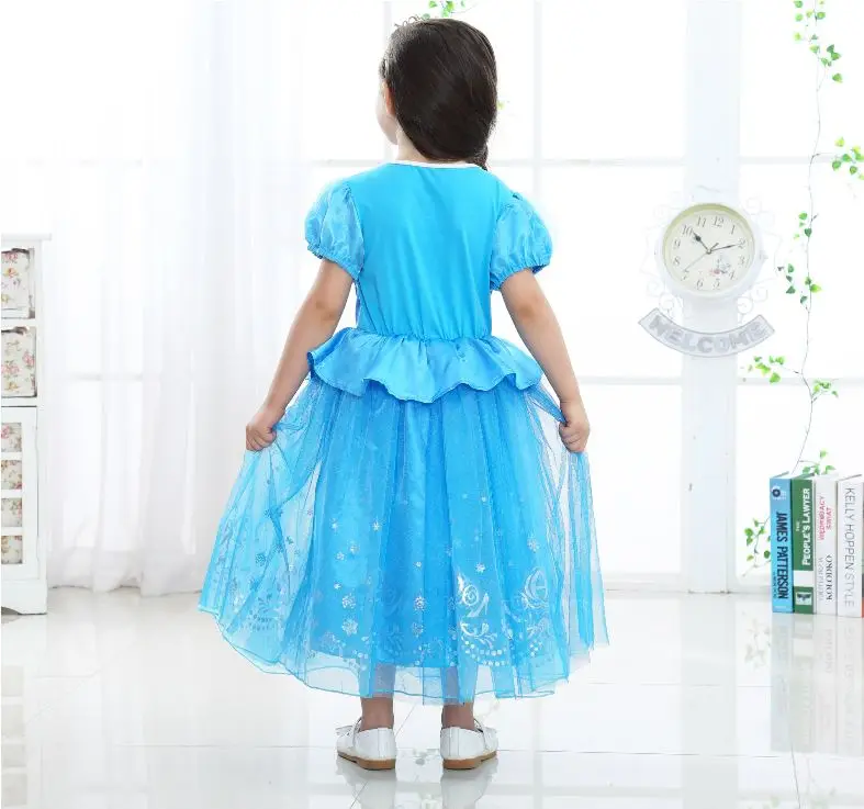 Girls Pretty Dress The Frozen Elsa Princess Dresses Christmas Evening Girl Party Custome dress 4-9Y | Детская одежда и обувь