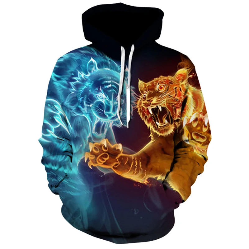 

New 2019 tiger 3D Printed Hoodies Men Women big size Hooded Sweatshirt Harajuku Pullover Jackets Brand Quality Outwear Tracksuit