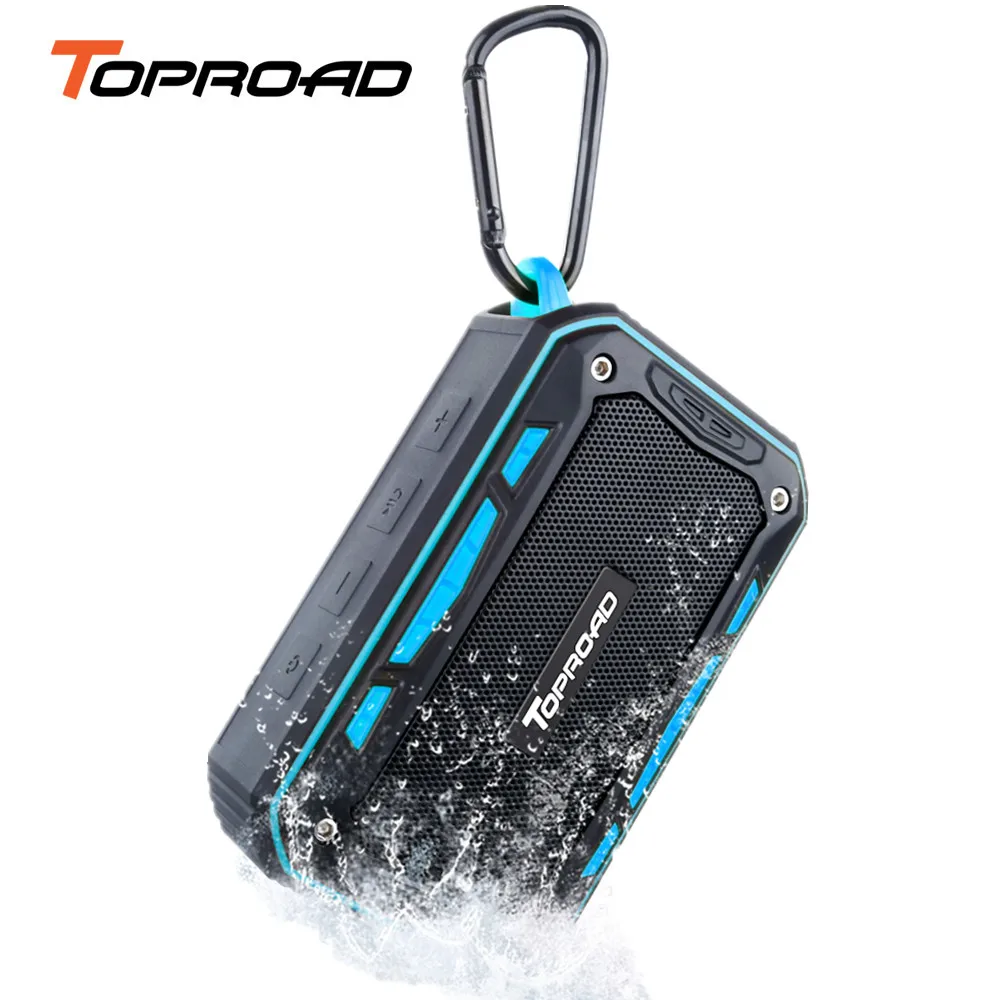 TOPROAD портативный водонепроницаемый Bluetooth динамик сабвуфер Стерео Soundbox