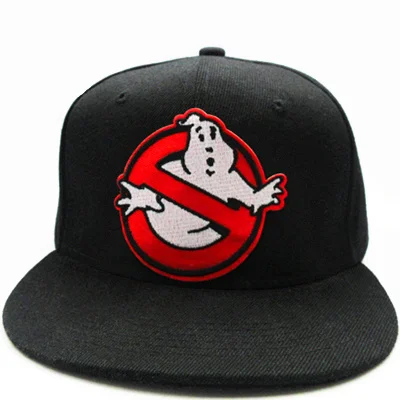 black LDSLYJR Fat ghost вышивка хлопок бейсболка хип-хоп бейсболка с возможностью регулировки размера шапки для детей и взрослых Размер 55 - Цвет: black