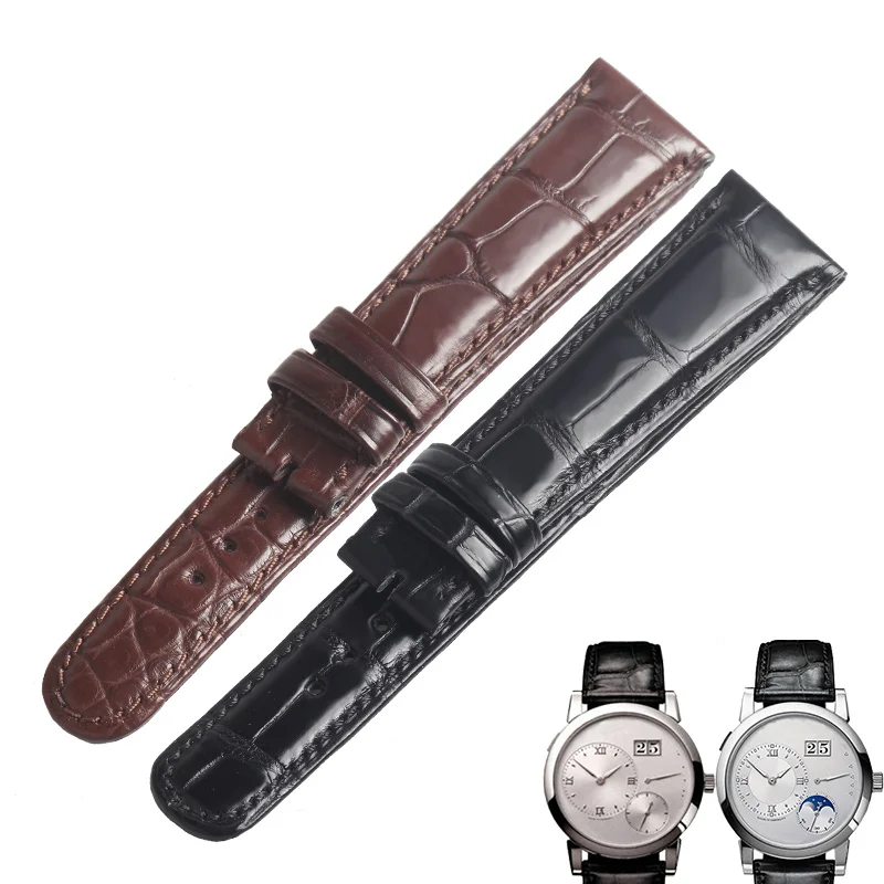 Ремешок WENTULA для A. Lange & Sohne 1815 Lange1 крокодиловая кожа/крокодиловая зернистая
