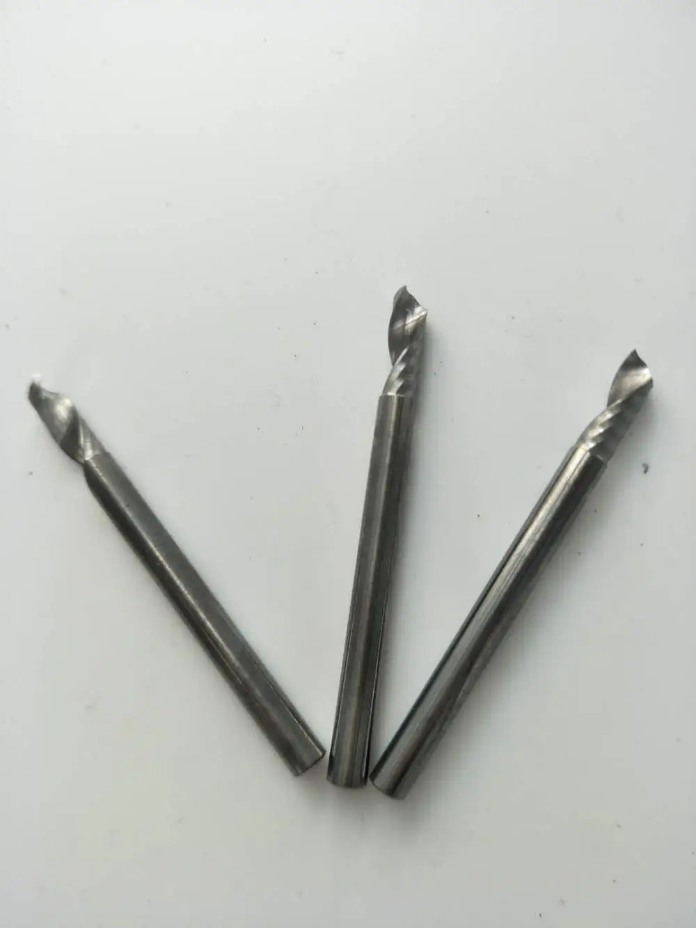 D4 * 12 50 1F твердосплавные концевые фрезы 45HRC 1 флейты алюминий 45 градусов без