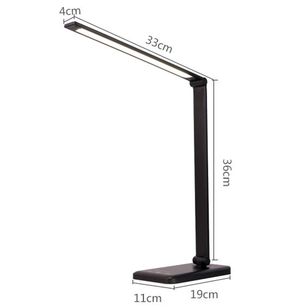52 светодиодный s настольная лампа 5 цветовых режимов x5 Dimable Levels Touch USB заряжаемый для чтения защита глаз с таймером светодиодный Настольный светильник