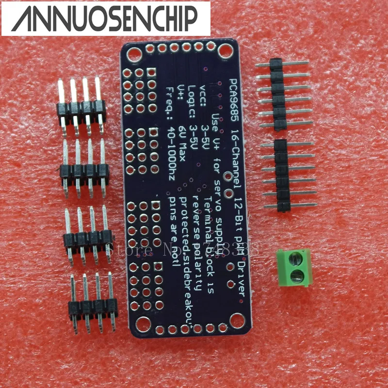 CJMCU PCA9685 16 канальный 12 битный PWM сервопривод I2C Модуль интерфейса контроллера