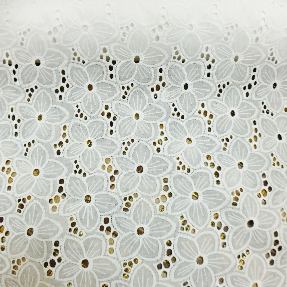 (1 ярд) 100% хлопок белая ткань сакуры для женского платья свадебного кружева|fabric