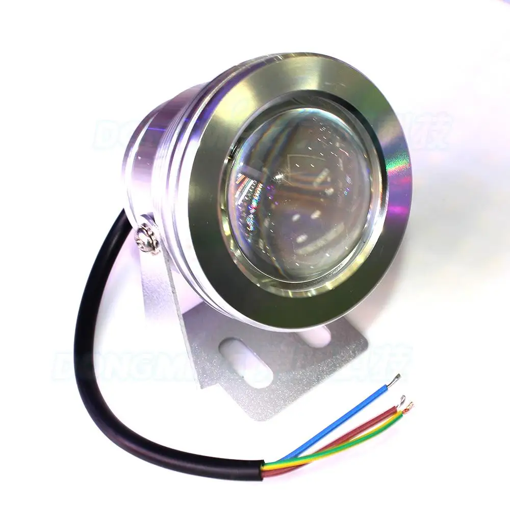 Фонтан прожектор 12 В RGB подводный светодиодный свет IP68 10 Вт rgb бассейн огни 24key