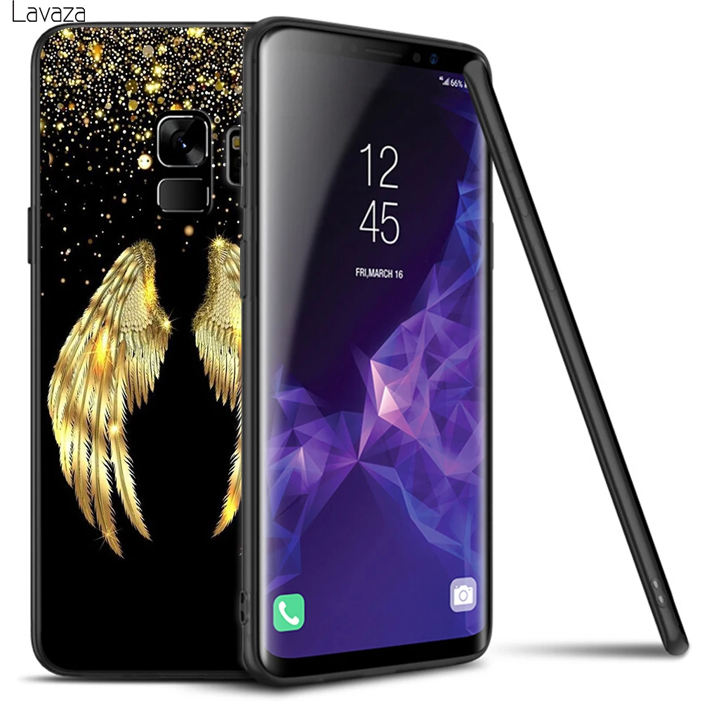Lavaza Angel Wings Soft Case for Galaxy A3 A5 2016 2017 A6 plus A7 A8 A9 J6 2018 A10 30 40 50 70 |