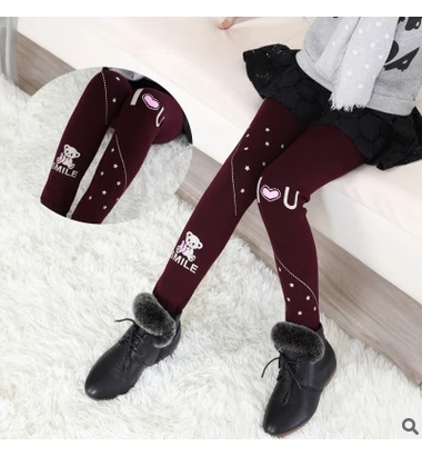 Высококачественные теплые плотные леггинсы для девочек на осень и зиму детские