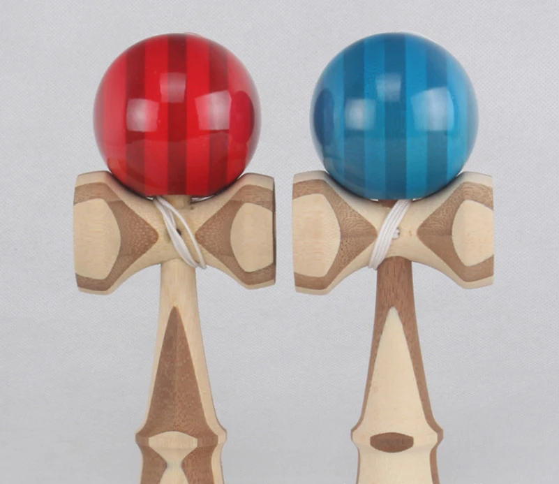 Профессиональные бамбуковые ПУ краски деревянные Kendama шары умелые Джамбо на