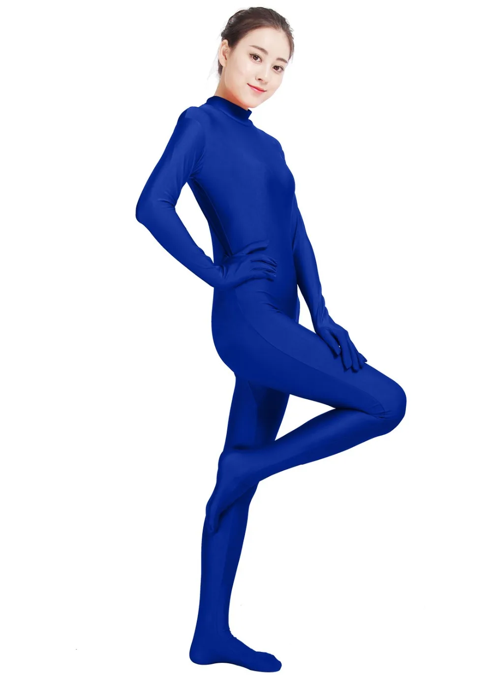 LZCMsoft черный полный боди Zentai колготки из лайкры для взрослых Одежда танцев