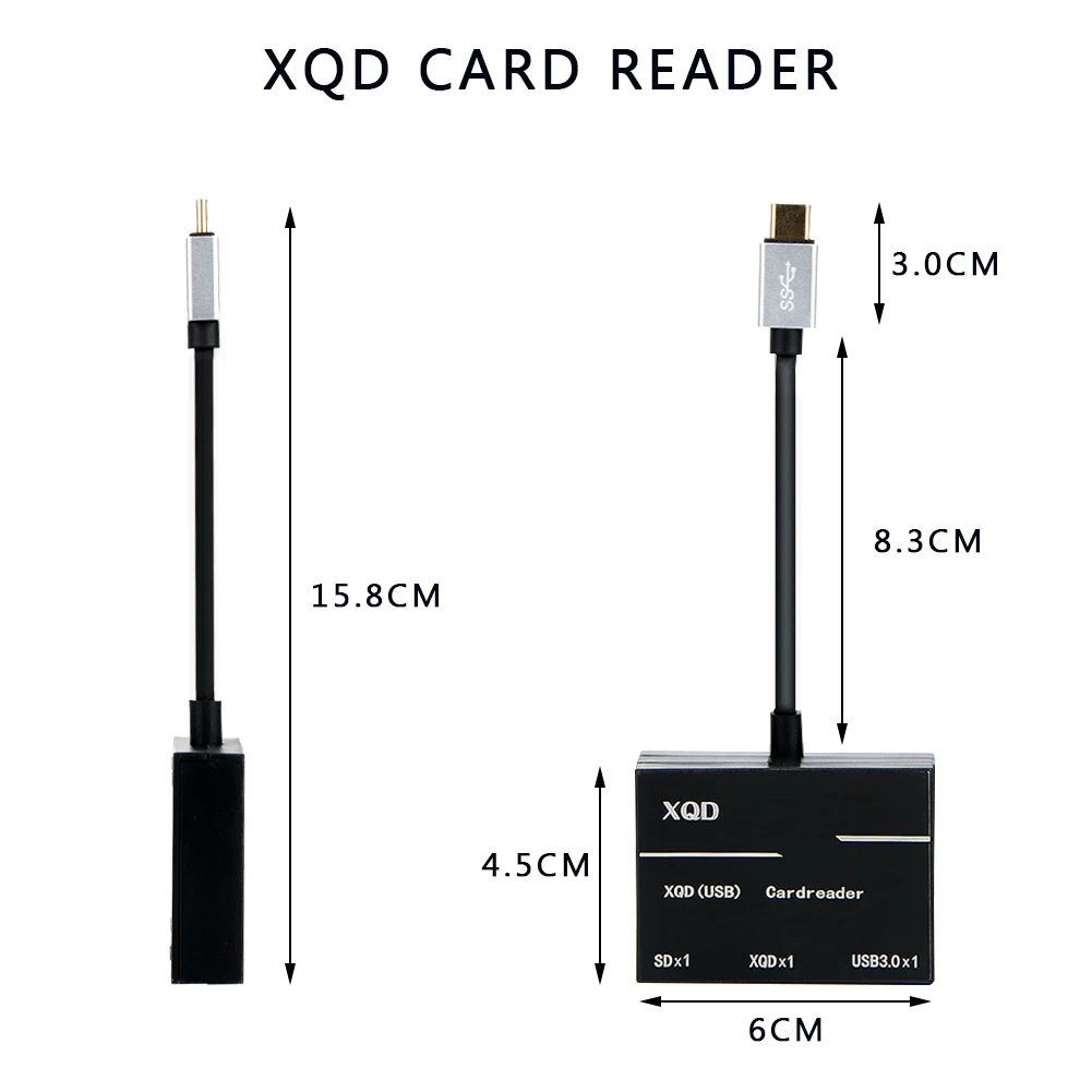 USB 3 0/Type C XQD устройство для чтения SD карт 500 МБ/с. высокоскоростной адаптер камеры