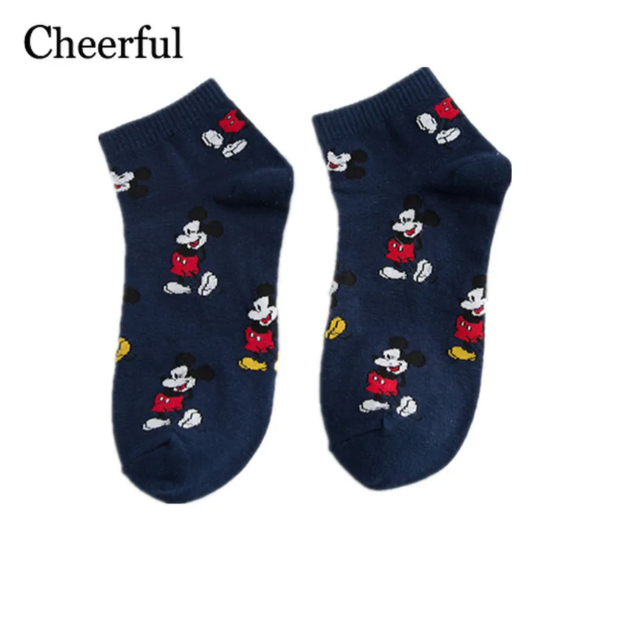 2019 новые милые носки лодочки с рисунком мышки хлопковые модные весна лето