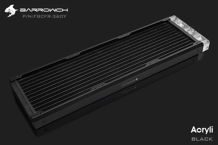 FBCFR-360 Barrowch модульный радиатор 360 мм для рыбы-Хамелеона съемный из акрила/POM