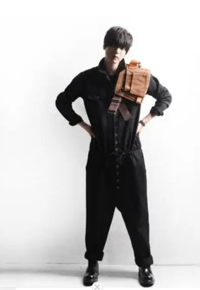 S 6XL Корейская мужская новая одежда модная тенденция детский комбинезон