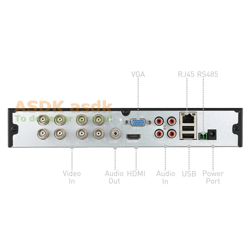 Видеорегистратор Super Hybird 1080N H.264 8 каналов AHD DVR 1080P NVR для камер видеонаблюдения и