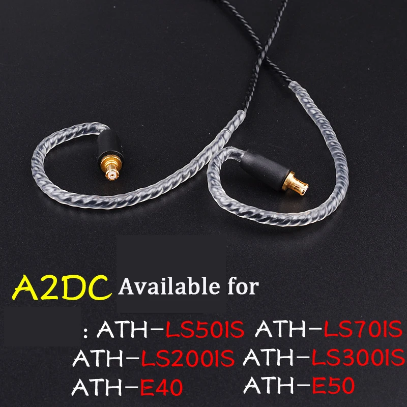HPHF A2DC Aftermarket кабели для Audio-Technica ATH LS50 LS70 LS200IS E40 E70 3 5 мм разъем наушников DIY провода