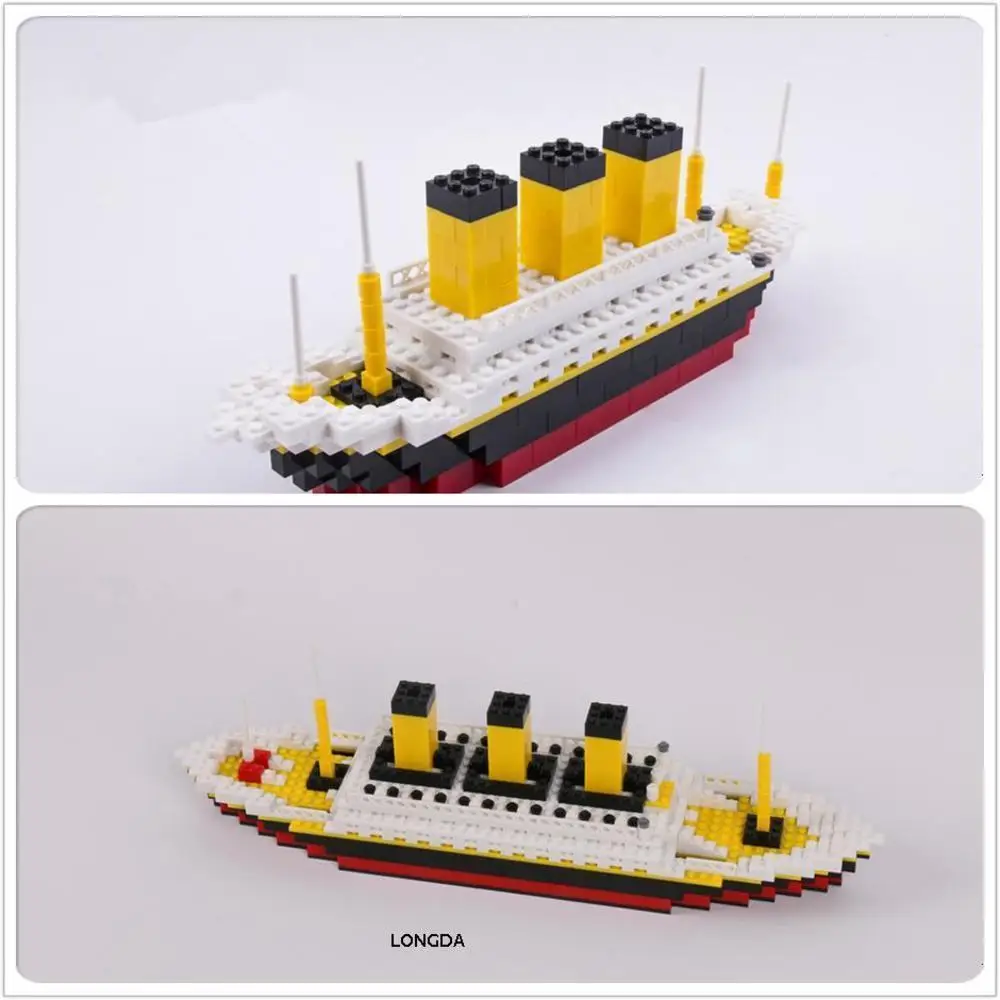 LONGDA Happy High Compatible Alpinia Oxyphylla Building Block Toys Assembling Build Titanic Number | Игрушки и хобби