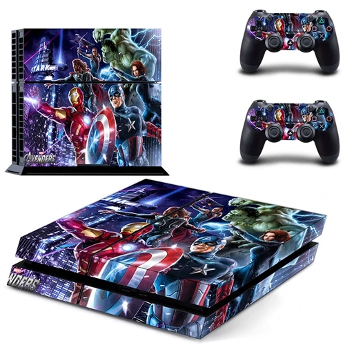 GCTM0003 Marvel Мстители PS4 Кожа Наклейка для sony playstation 4 консоли и 2 контроллеров PS4 Кожа Наклейка Винил - Цвет: GCTM0003